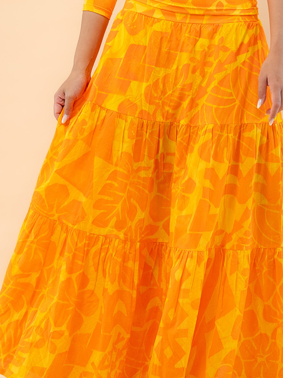 Keanavai Skirt - Saffron