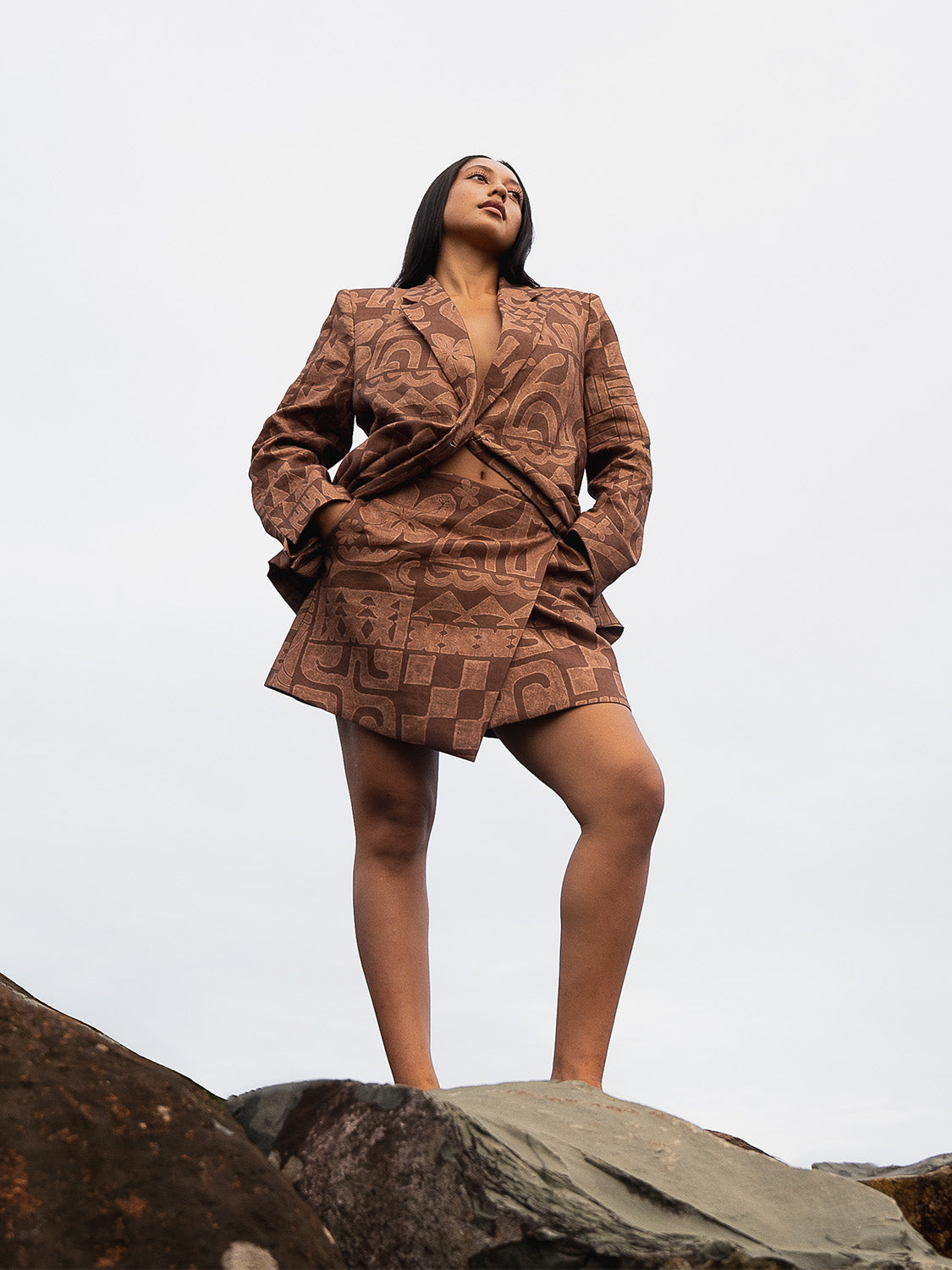 Iva Linen Blazer - Coco