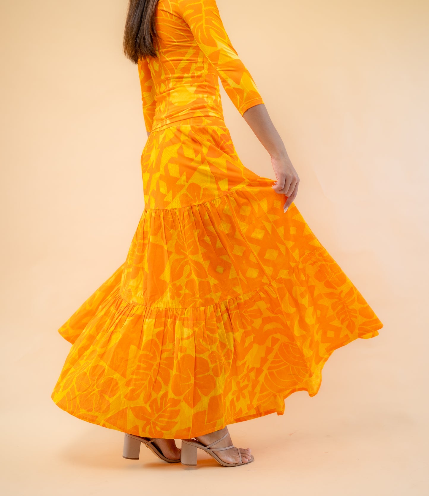 Keanavai Skirt - Saffron