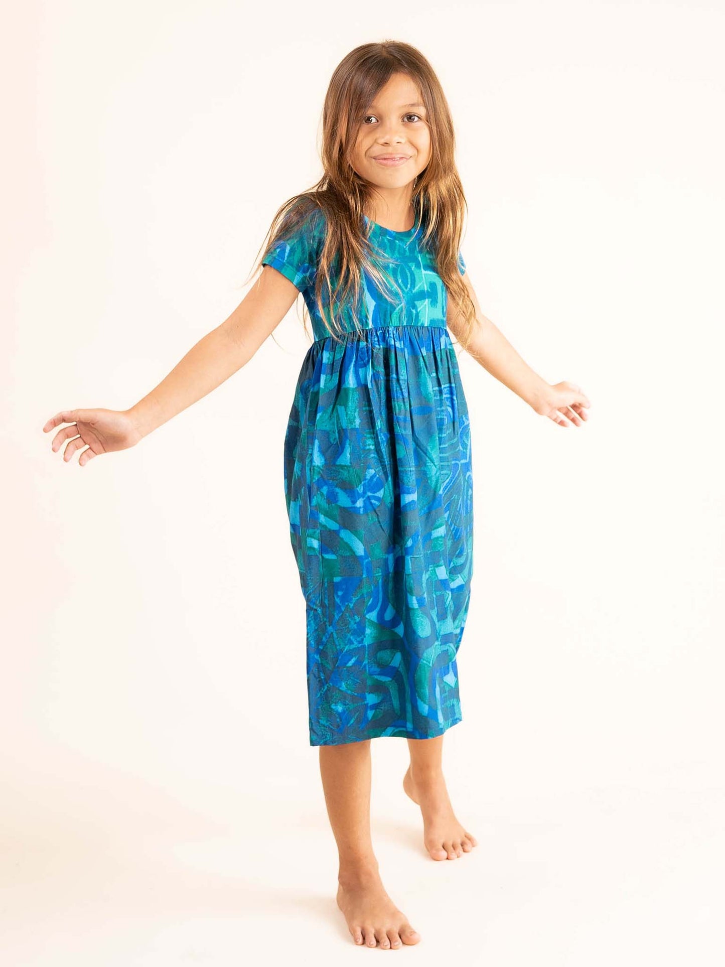 Tipani Dress - Blue Jay