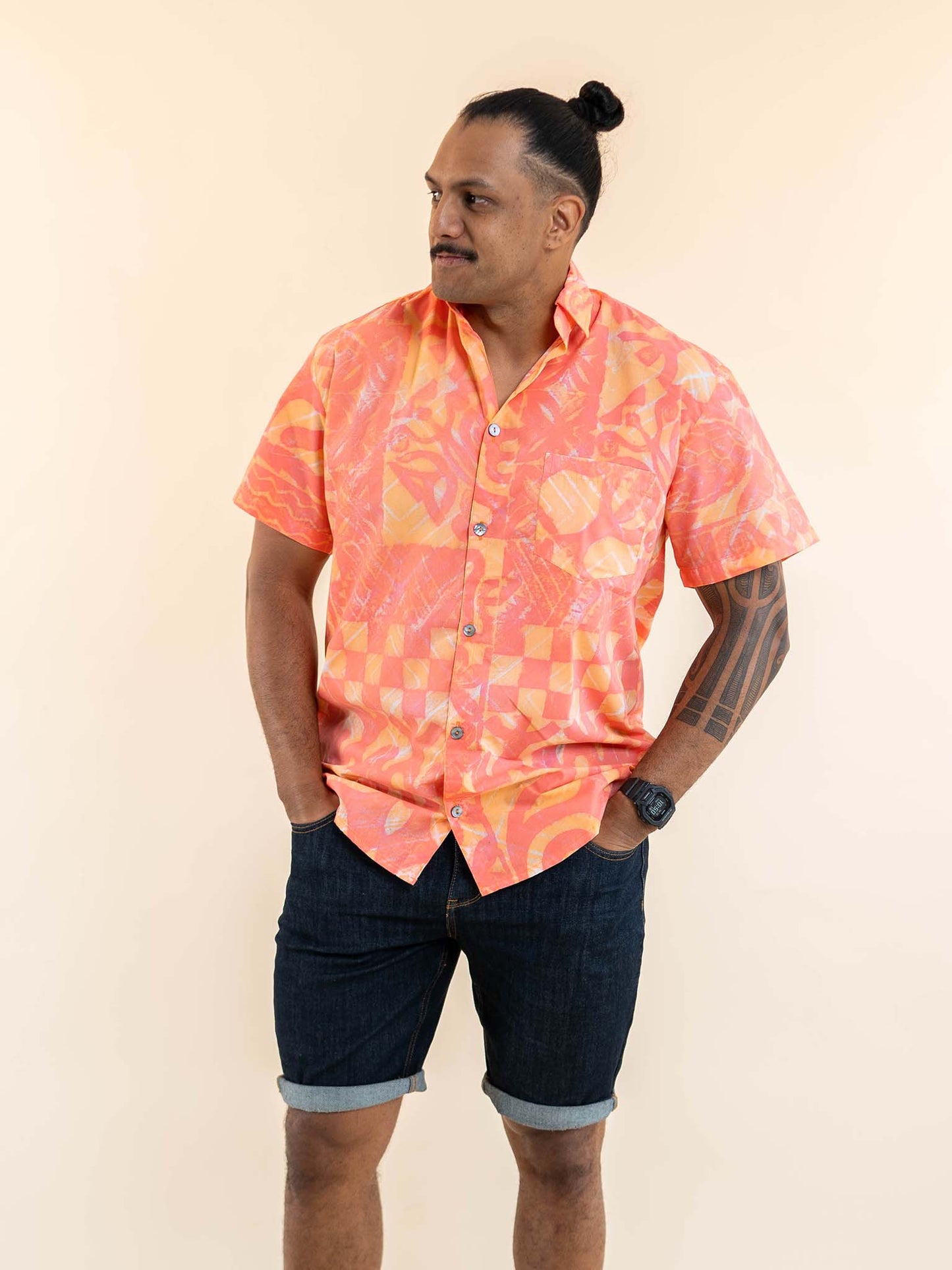 Taputu Shirt - Apricot