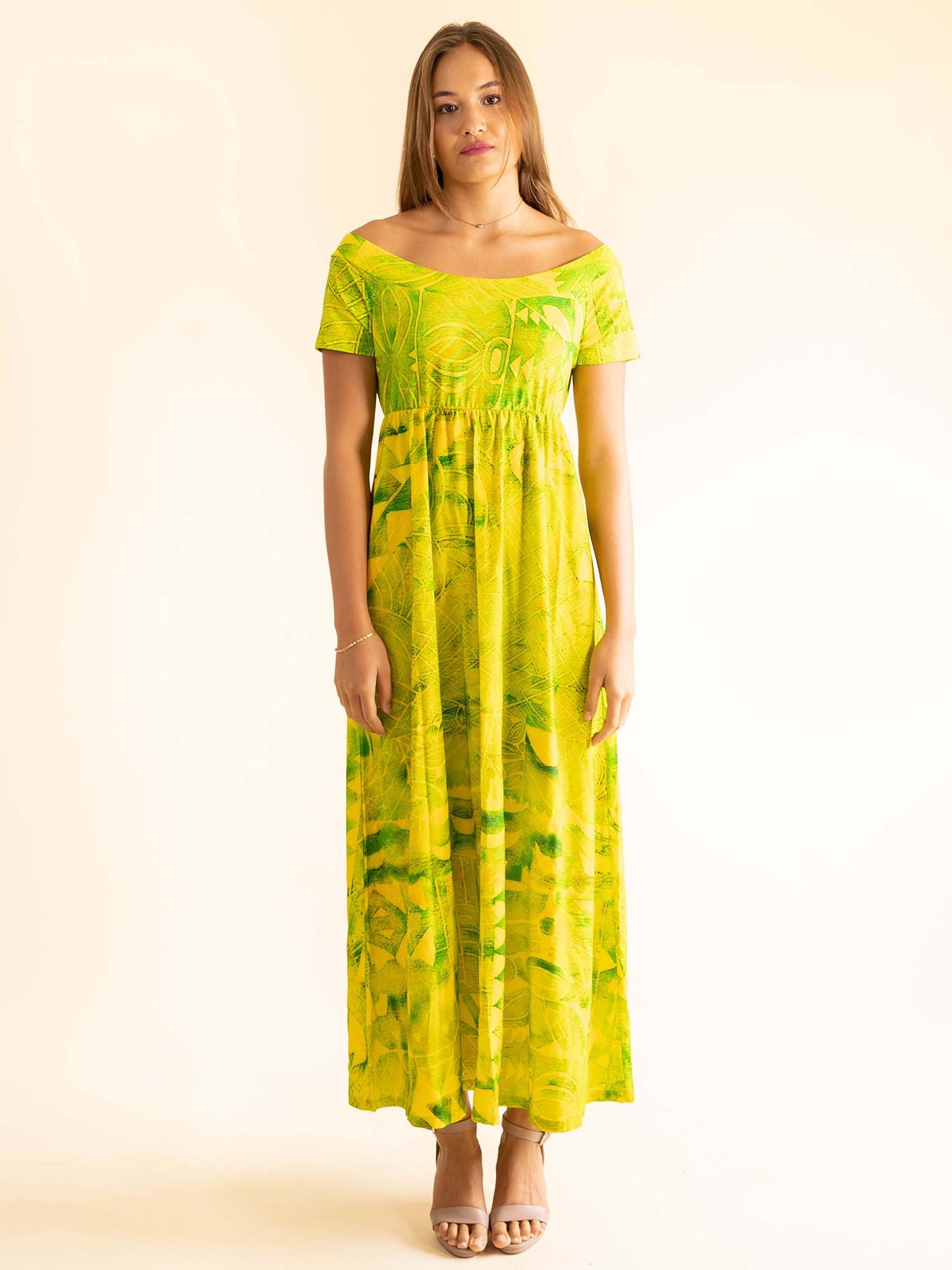 Tarani Dress Long - Macaw