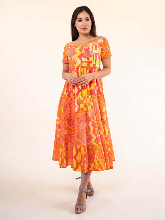 Tiare Dress - Sunset