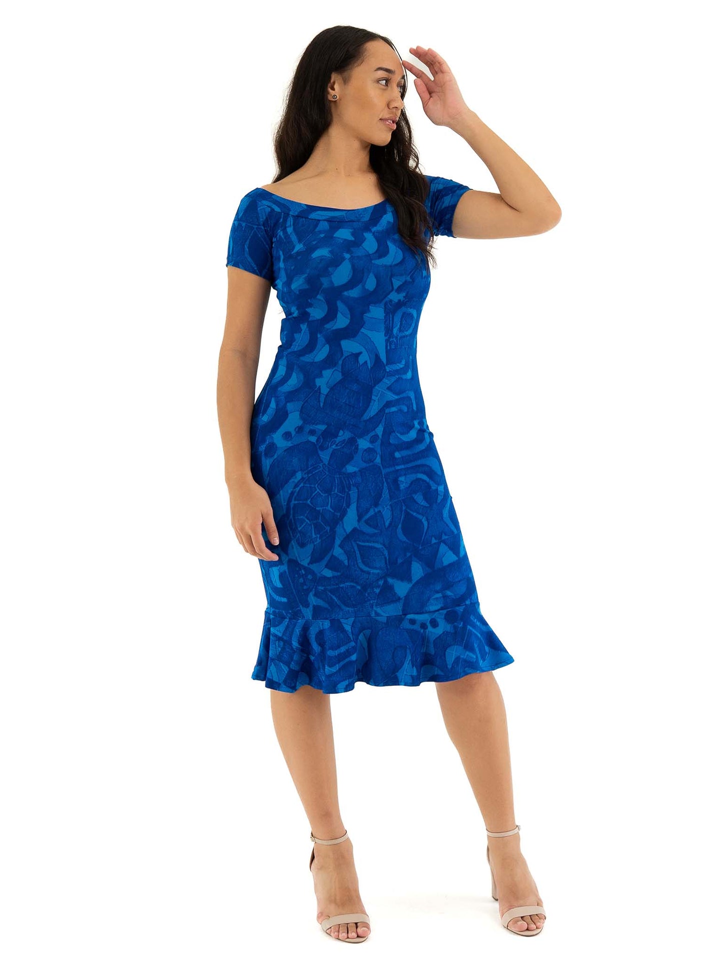 Ana Dress - Deep ocean