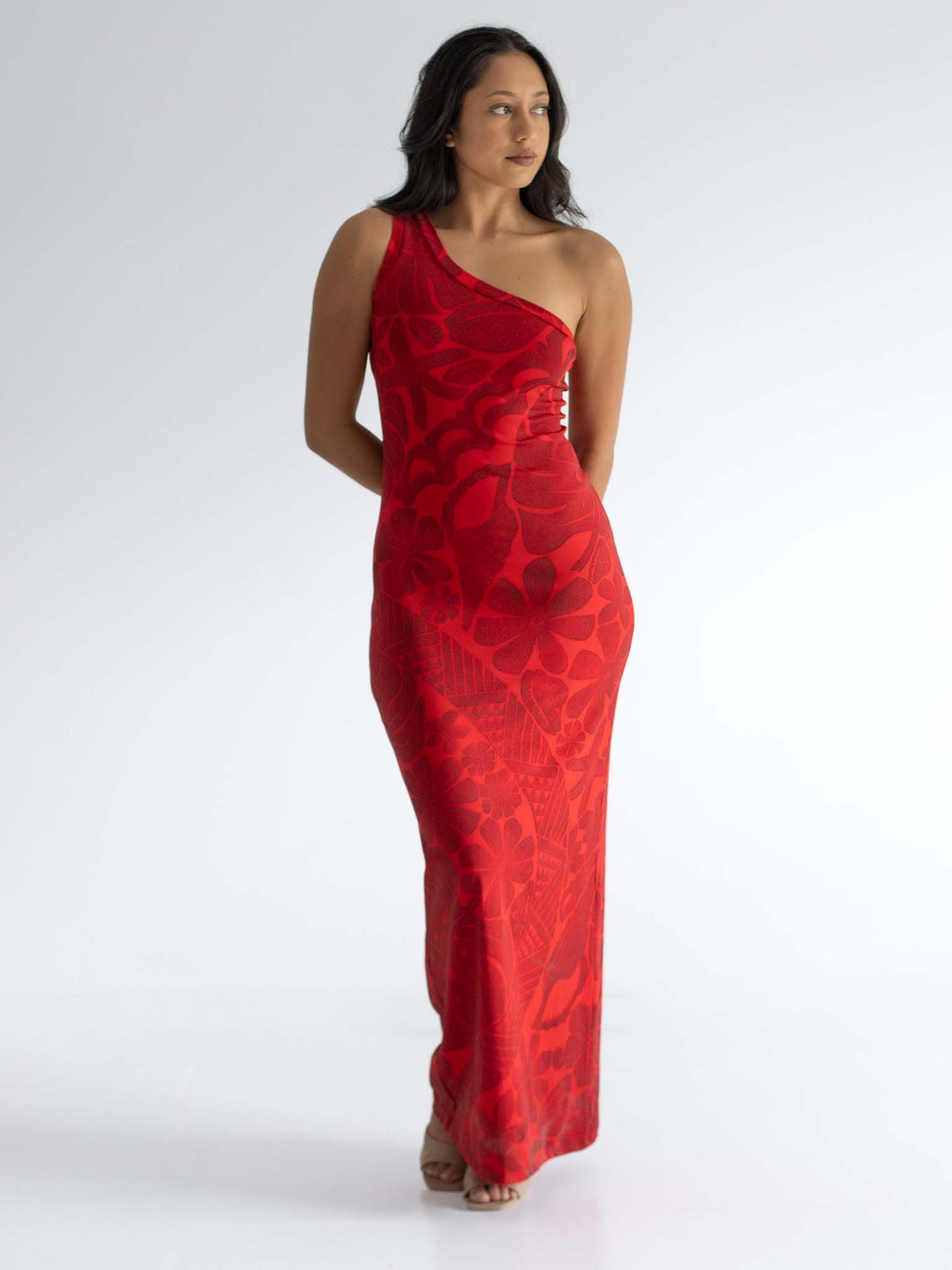 Chrystalla Dress Long - Sienna