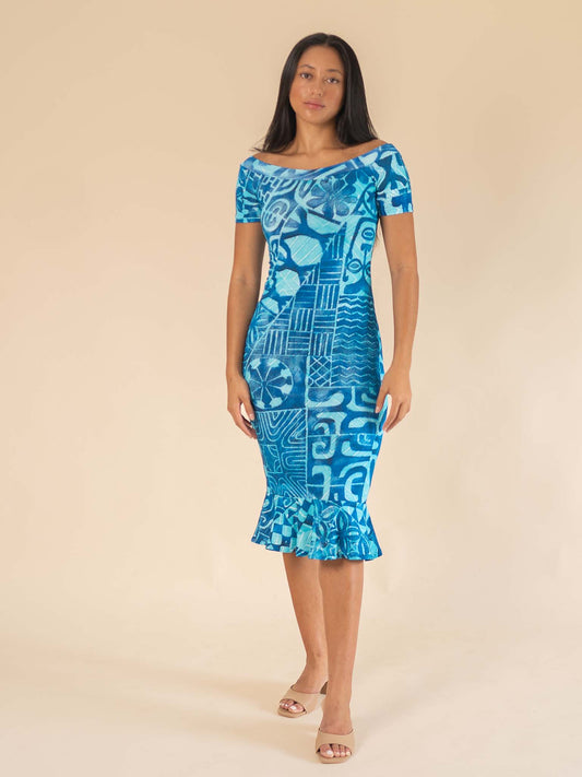 Ana Dress - Ocean