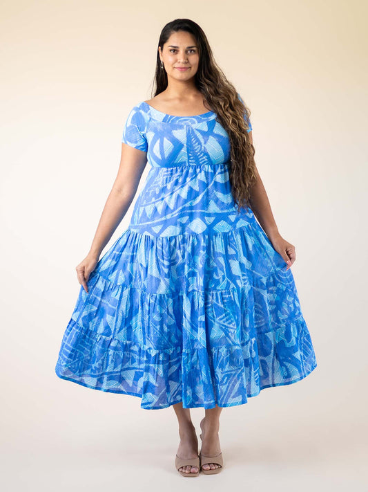 Tiare Dress - Lagoon