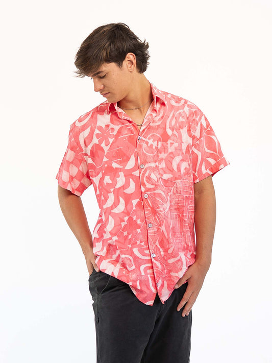 Taputu Shirt Rayon - Dawn