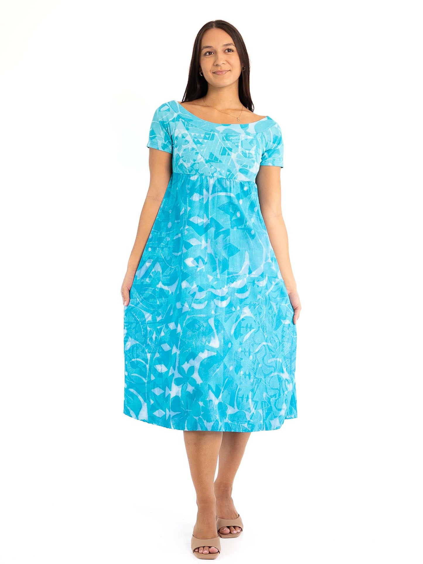 Tarani Dress Midi - Blue Hour