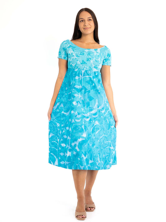 Tarani Dress Midi - Blue Hour