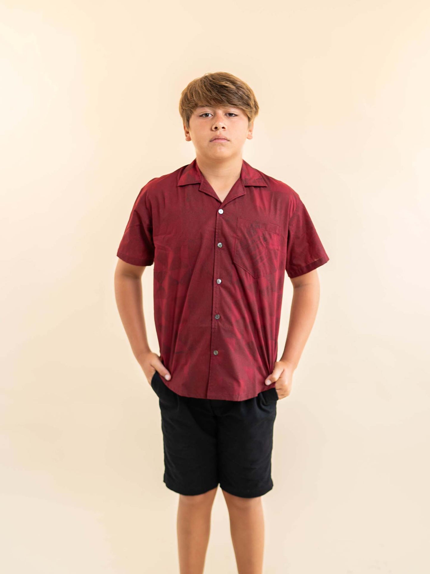 Tumu Shirt - Merlot