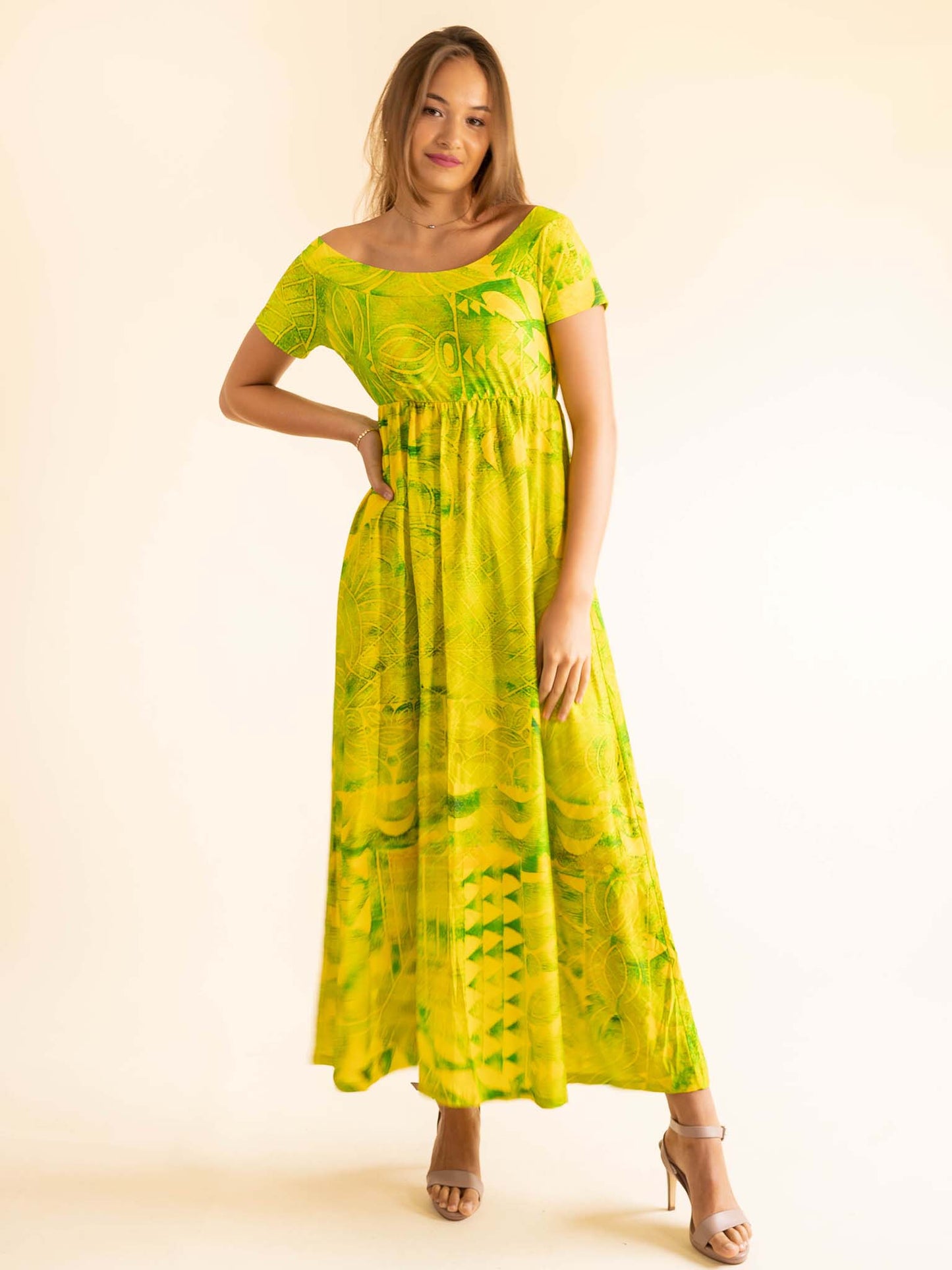 Tarani Dress Long - Macaw