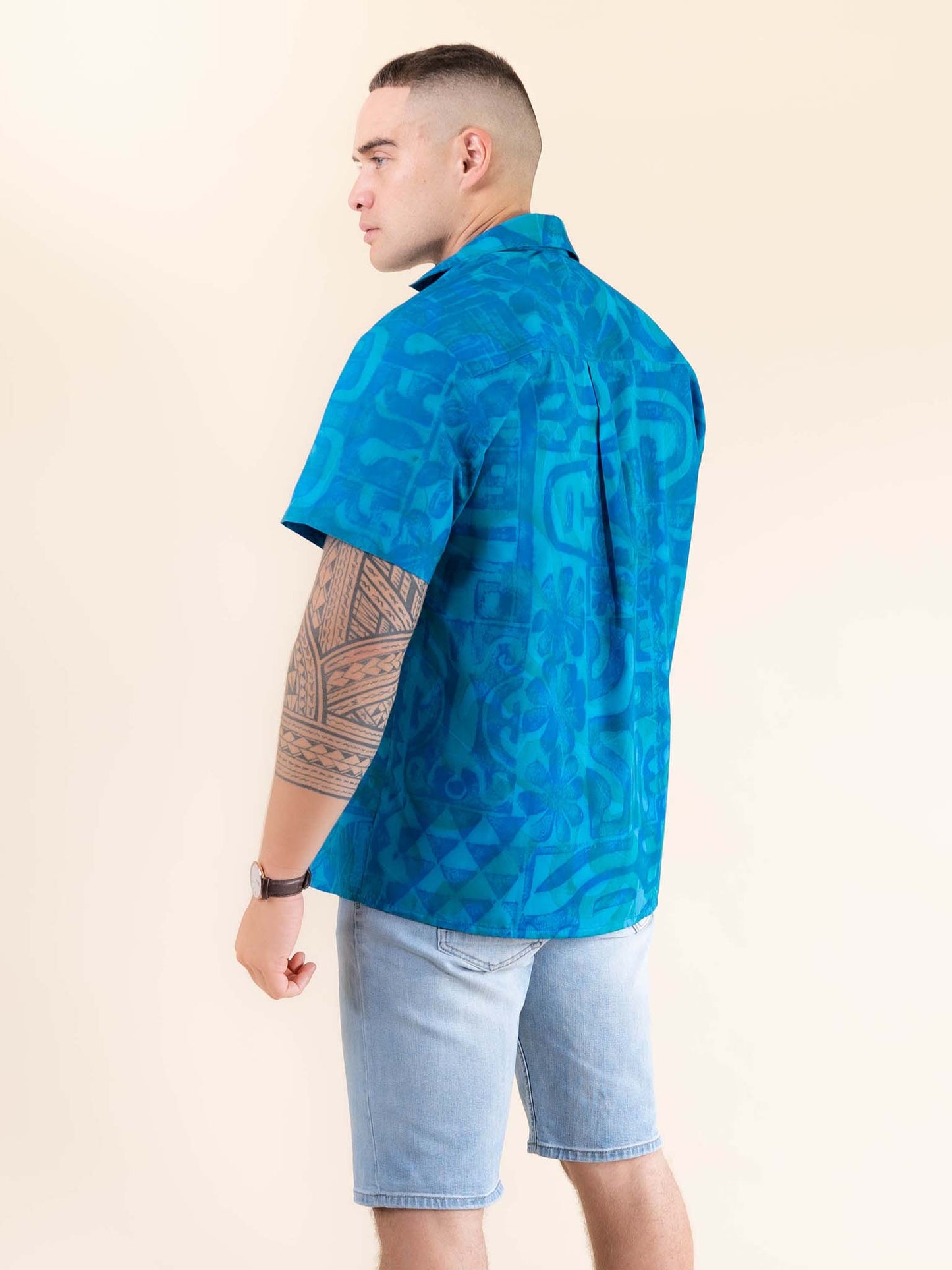Taputu Shirt - Blue Jay