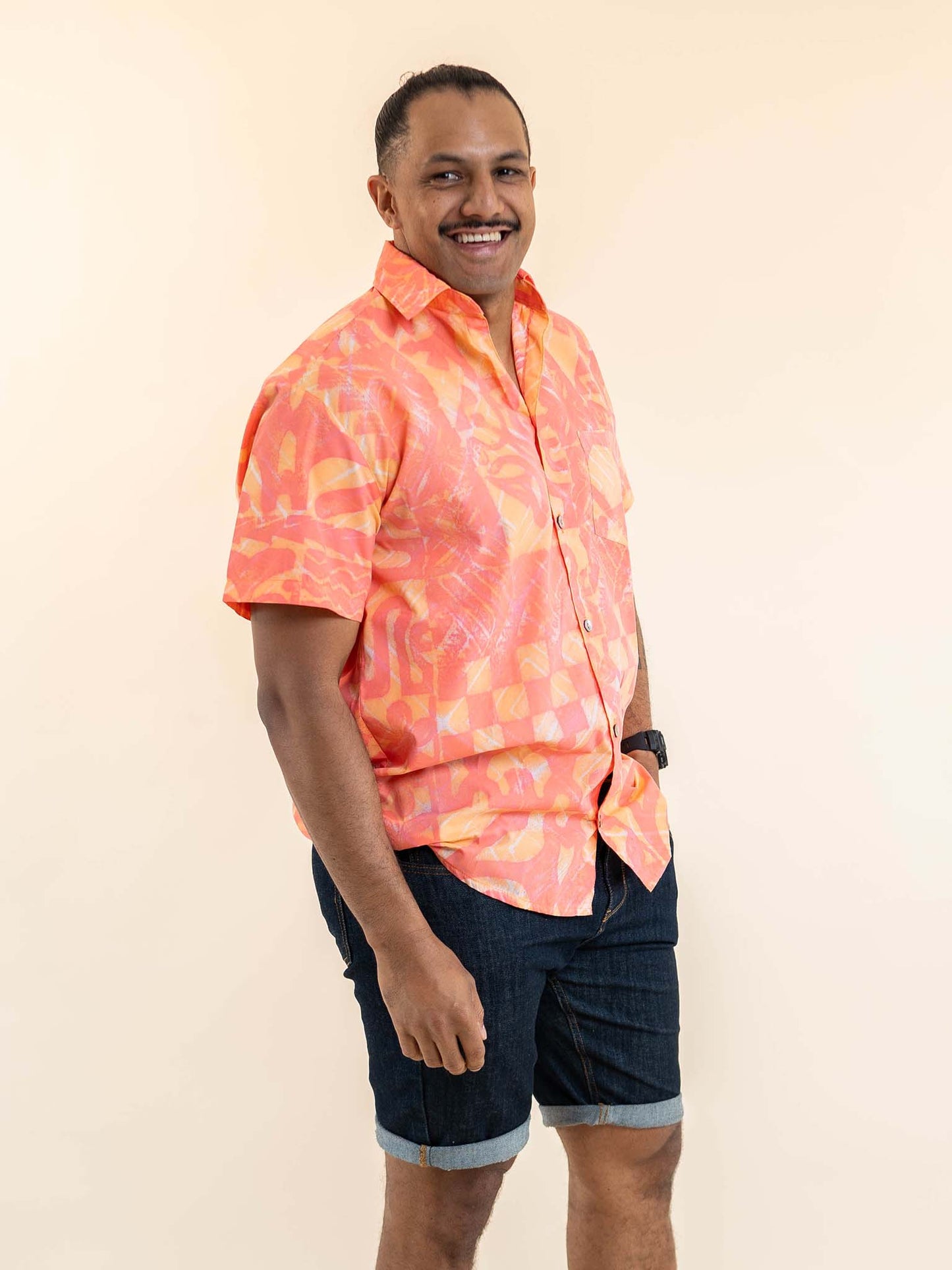 Taputu Shirt - Apricot