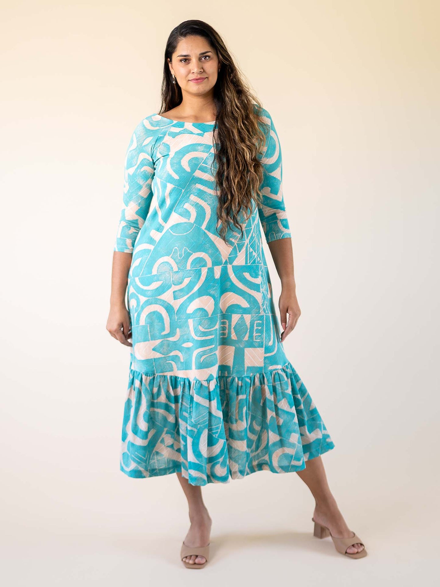 Hinanui Dress - Seashore