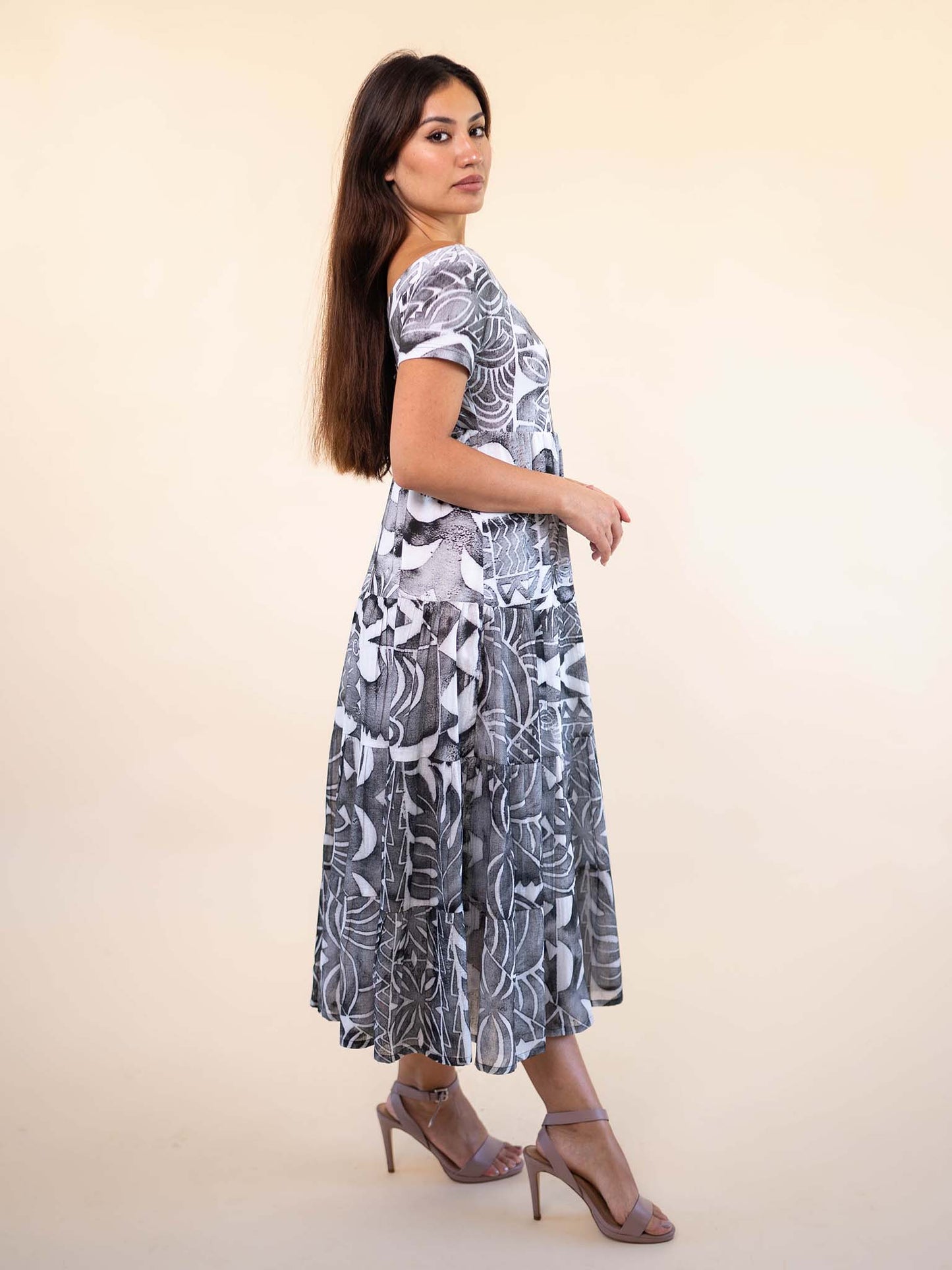 Tiare Dress - Stone