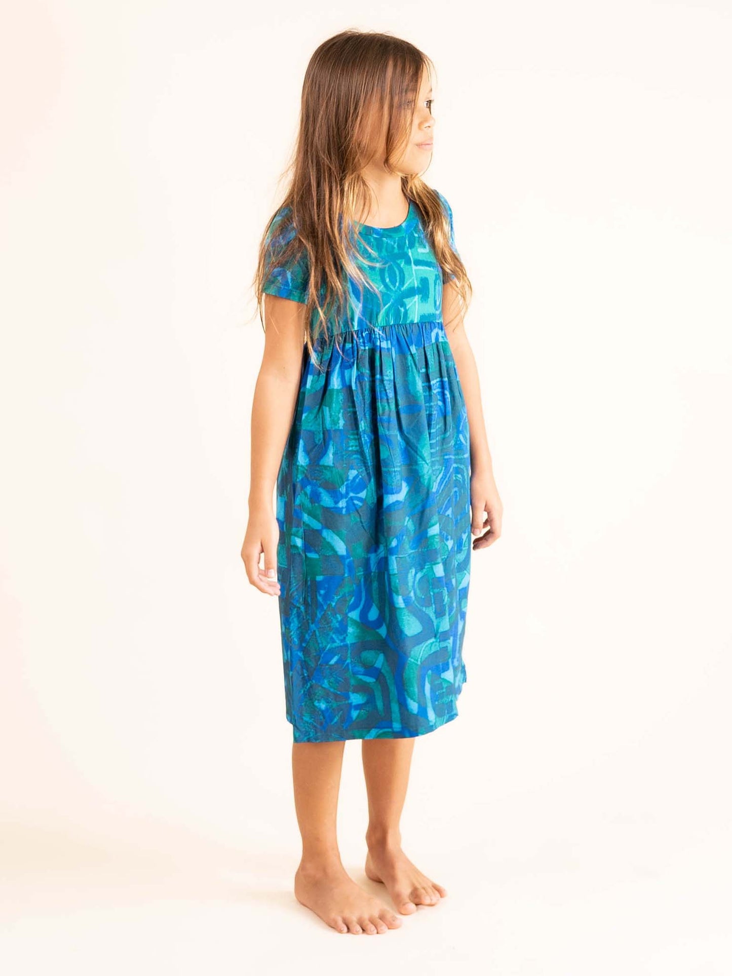 Tipani Dress - Blue Jay