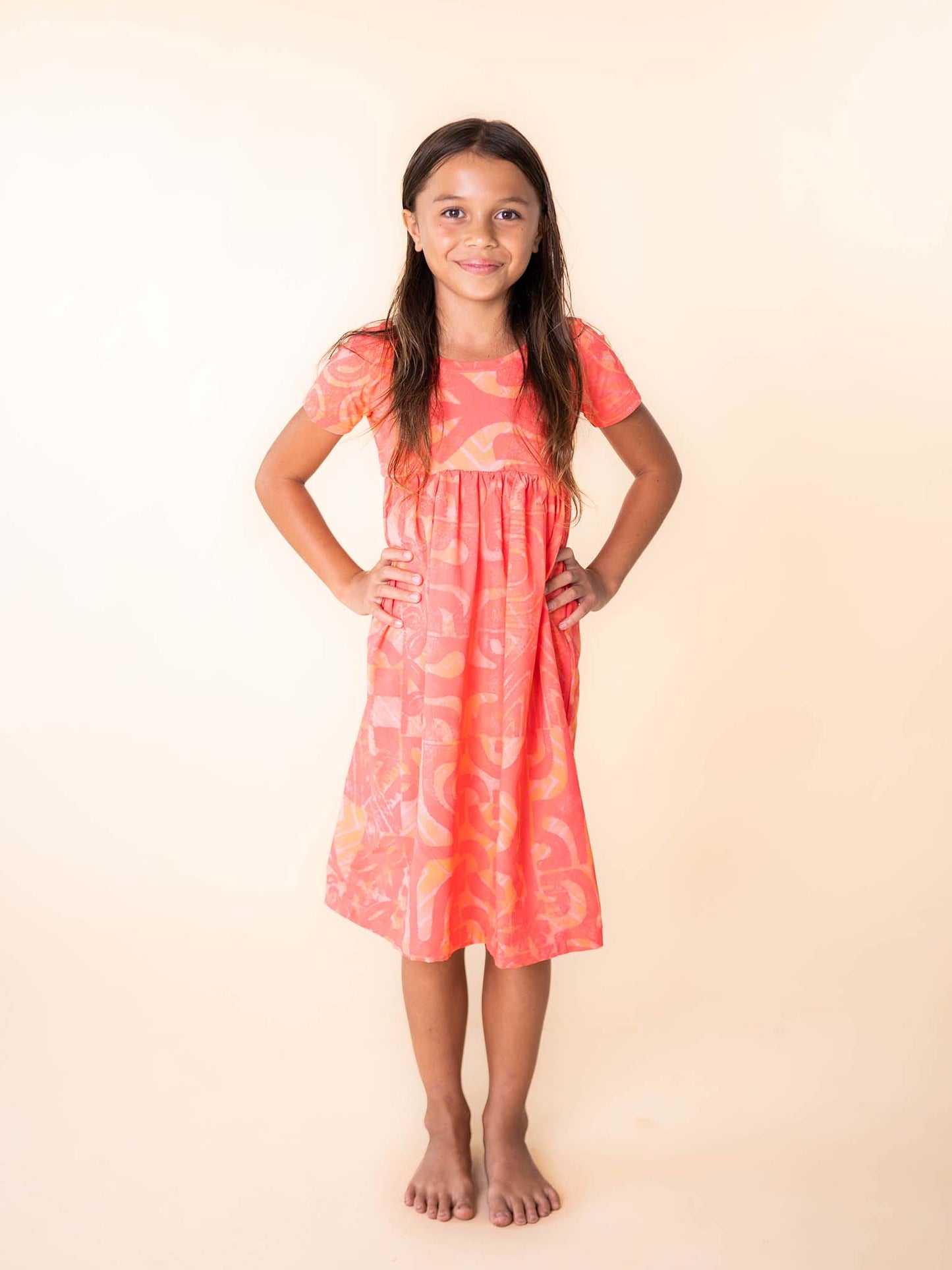 Tipani Dress - Apricot