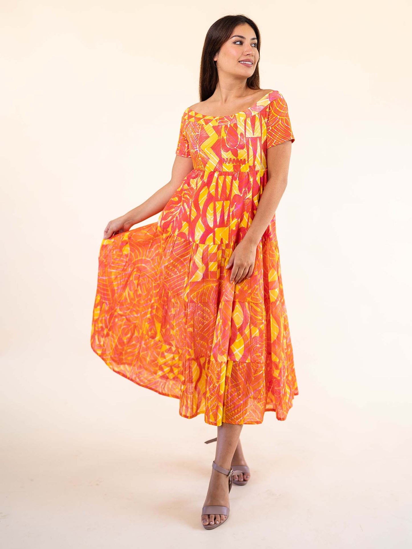 Tiare Dress - Sunset