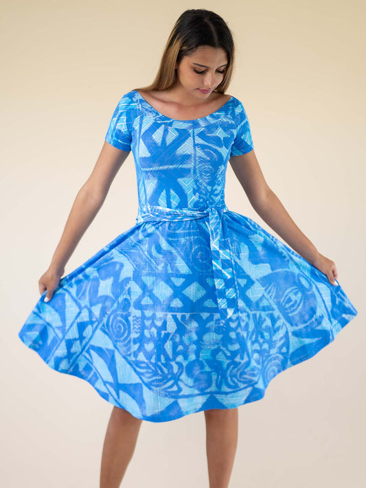 Felicia Dress - Lagoon