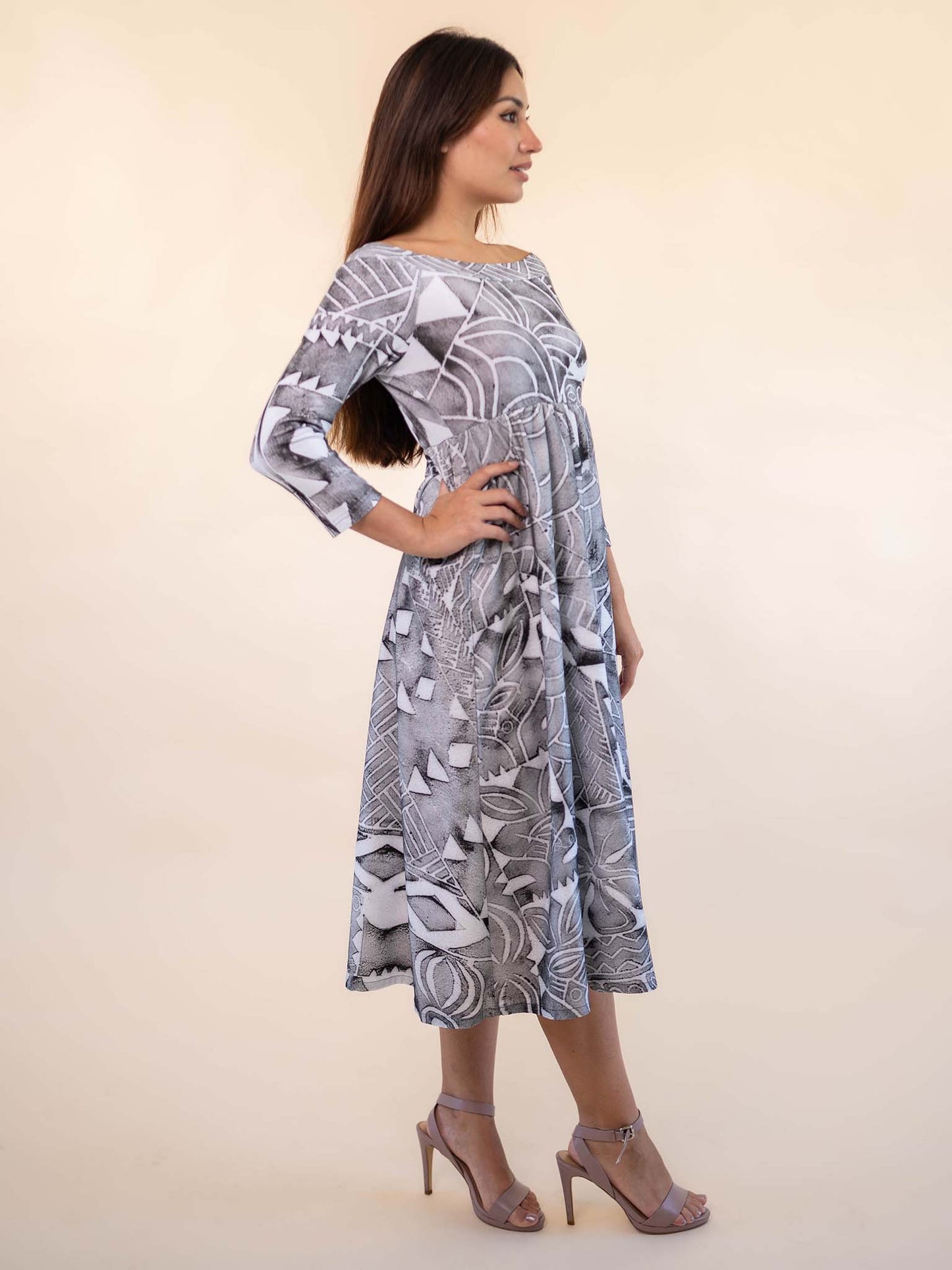 Paloma Dress - Stone