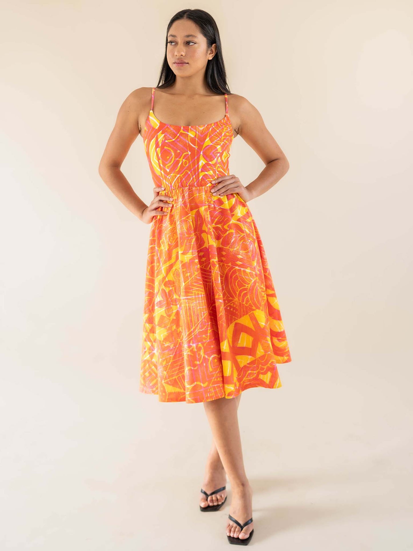 Hunaarii Dress - Sunset