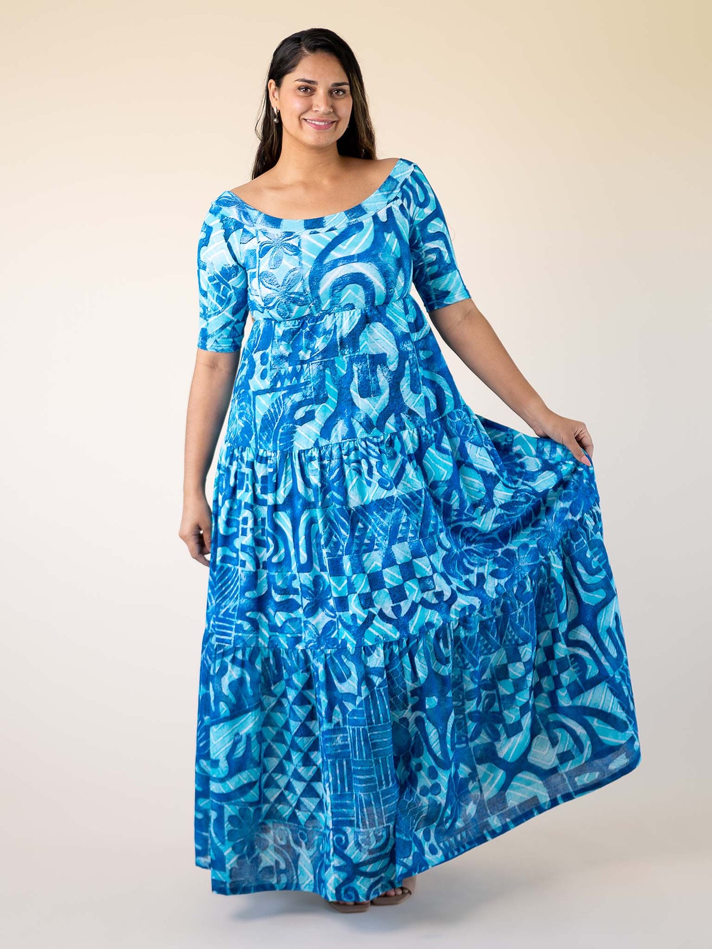 Maeva Dress Long -  Ocean