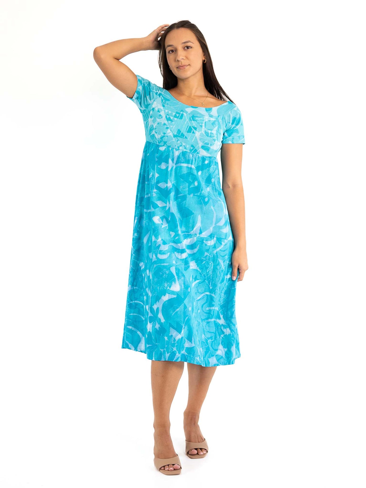 Tarani Dress Midi - Blue Hour