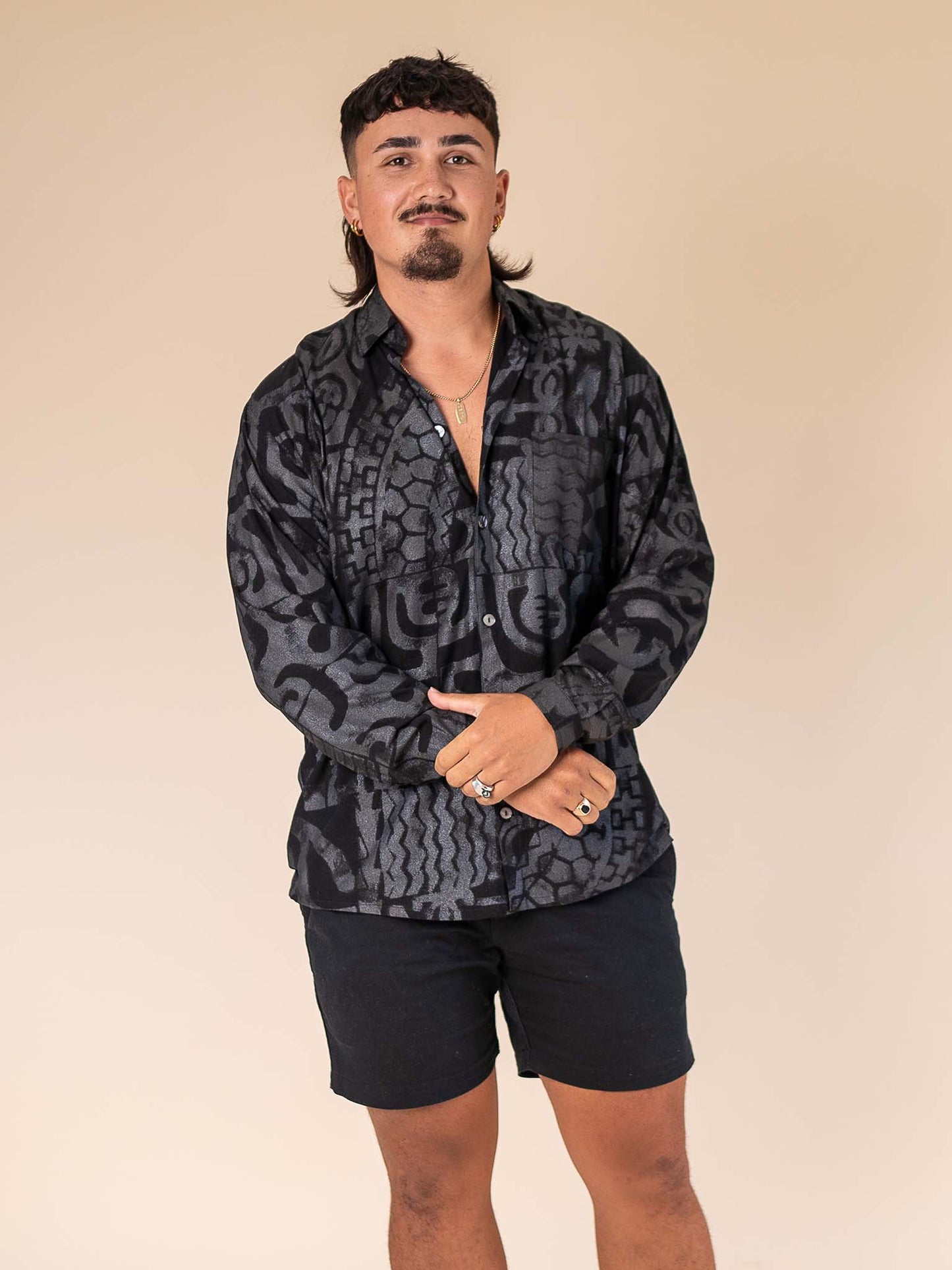 Koloa Shirt - Tahitian Black Pearl