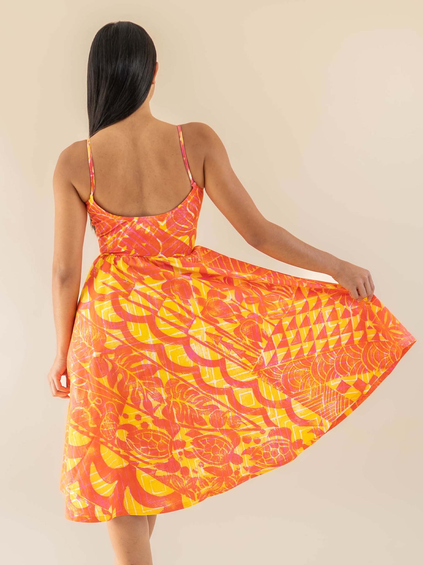 Hunaarii Dress - Sunset