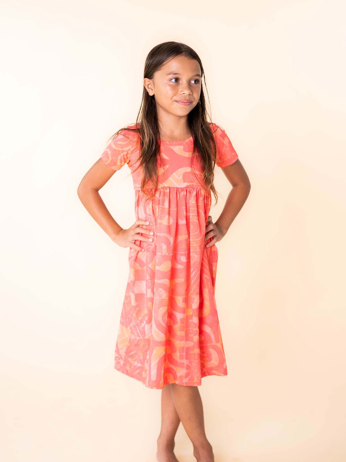 Tipani Dress - Apricot