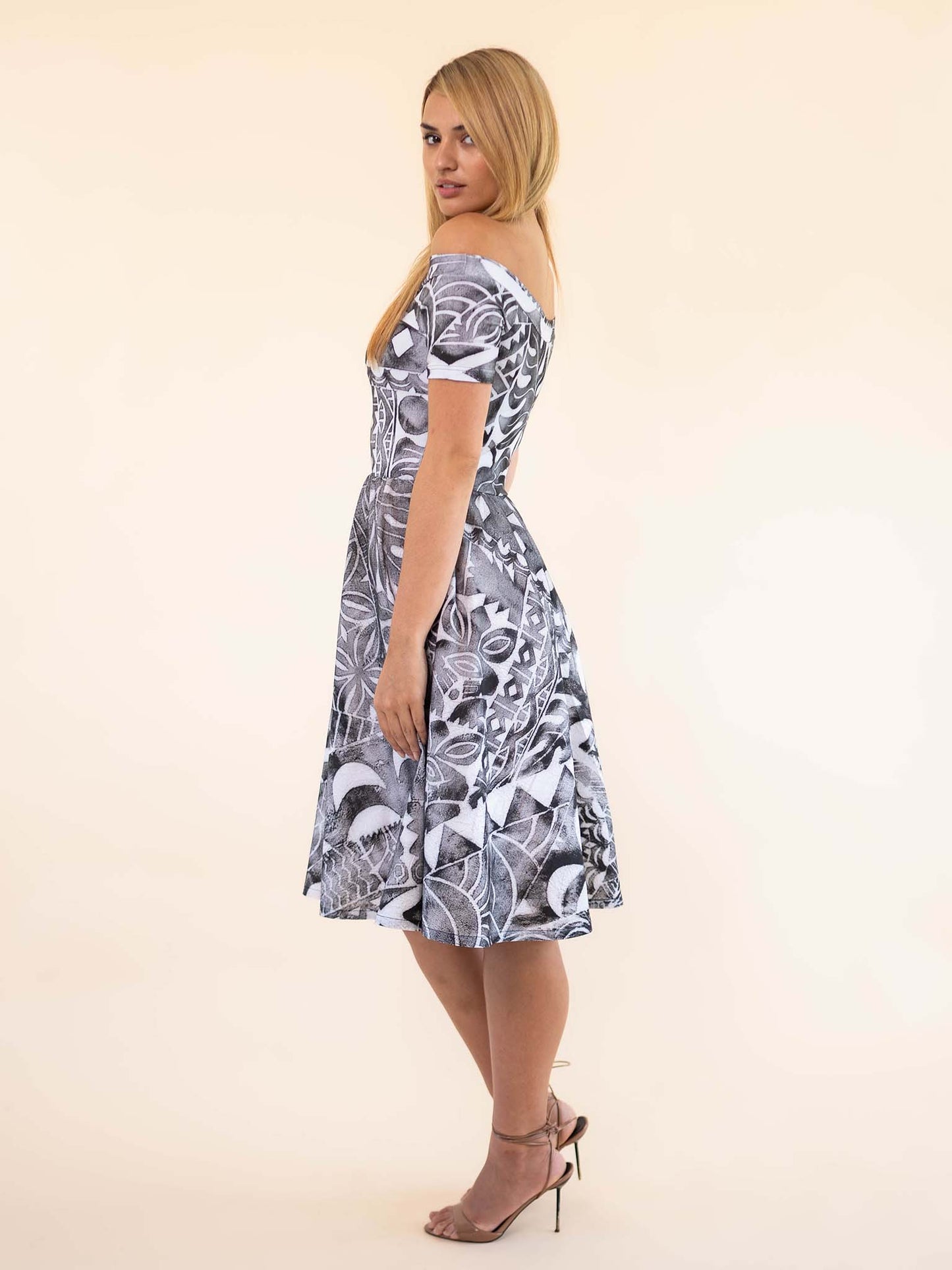 Felicia Dress - Stone