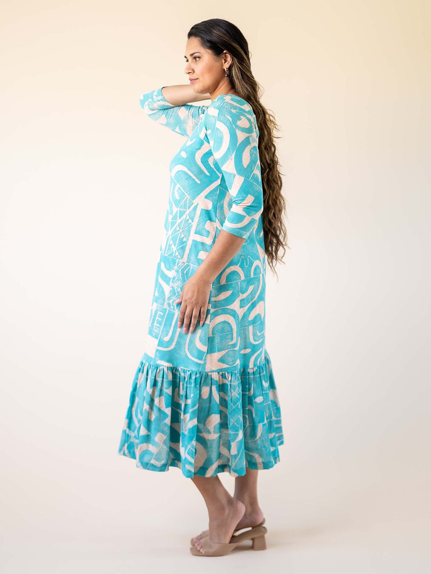 Hinanui Dress - Seashore