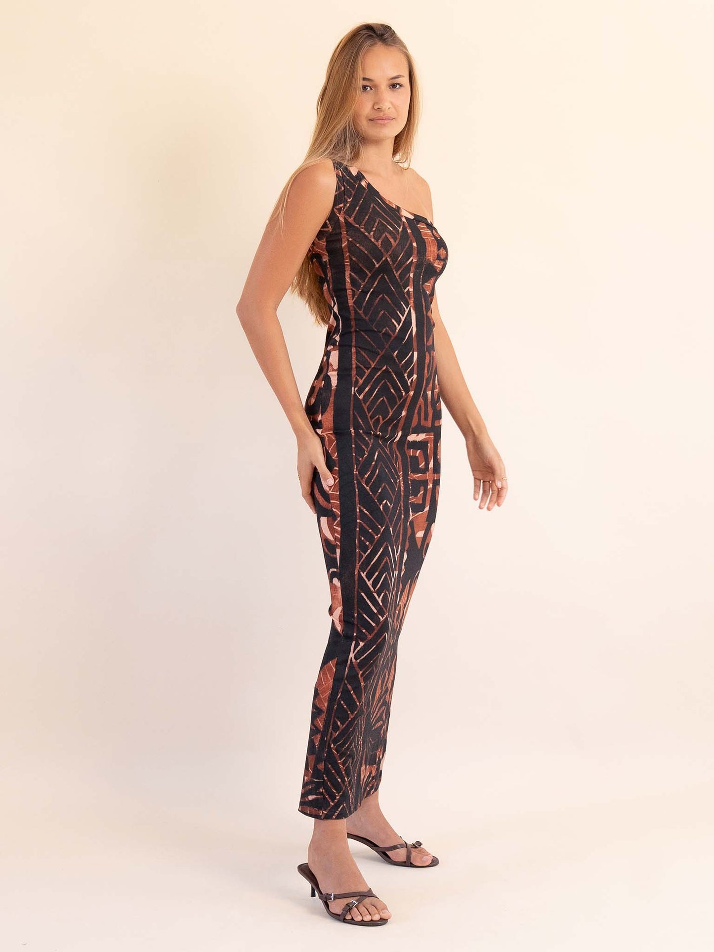 Chrystalla Dress Long - Hazel