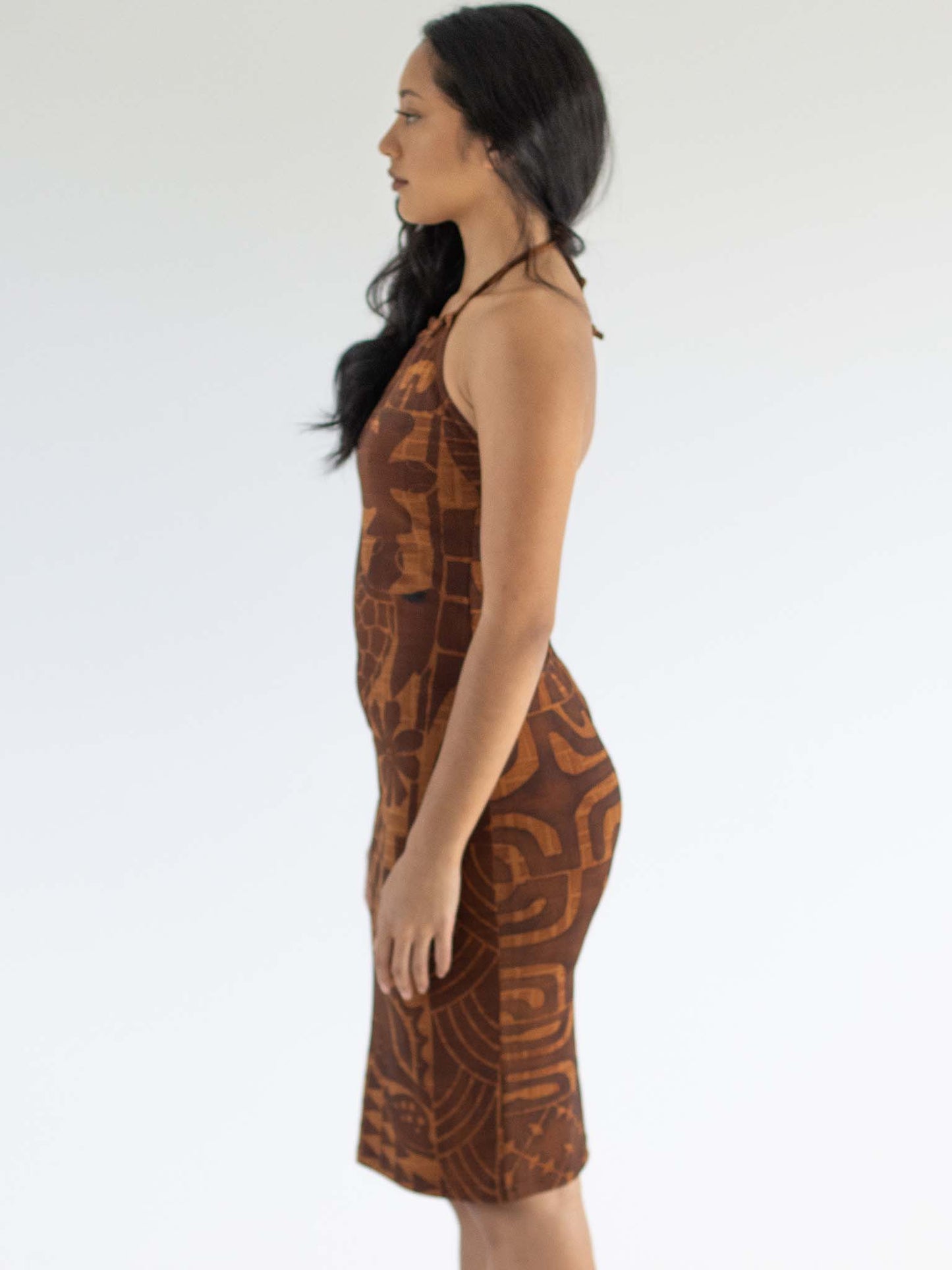 Terii Dress Midi - Bark