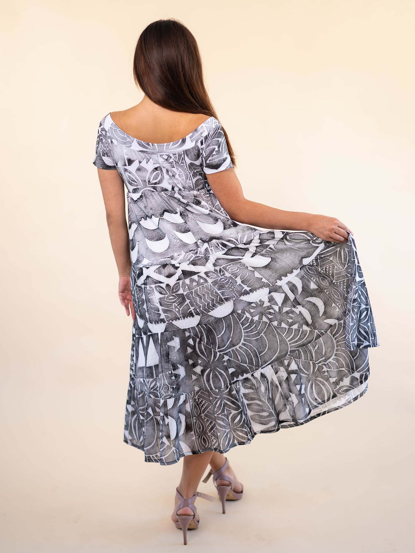 Tiare Dress - Stone