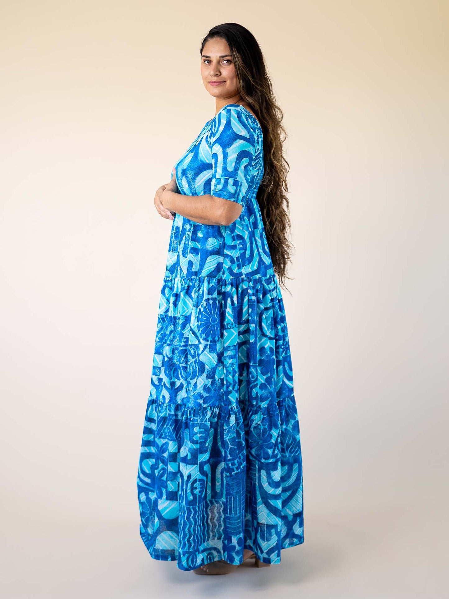 Maeva Dress Long -  Ocean