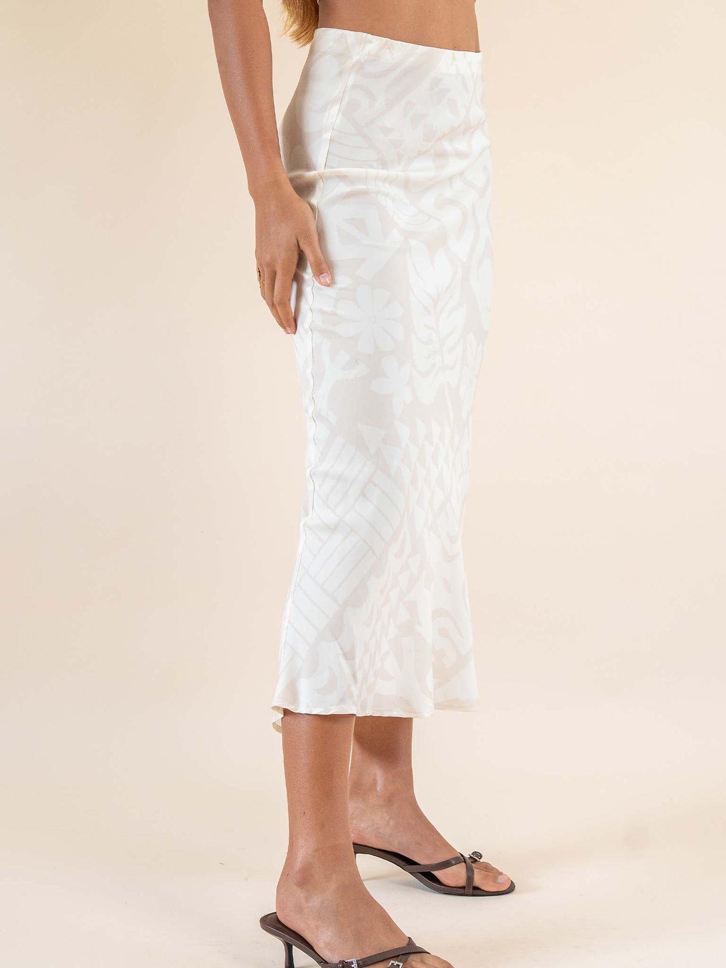 Sina Slip Skirt - Cream