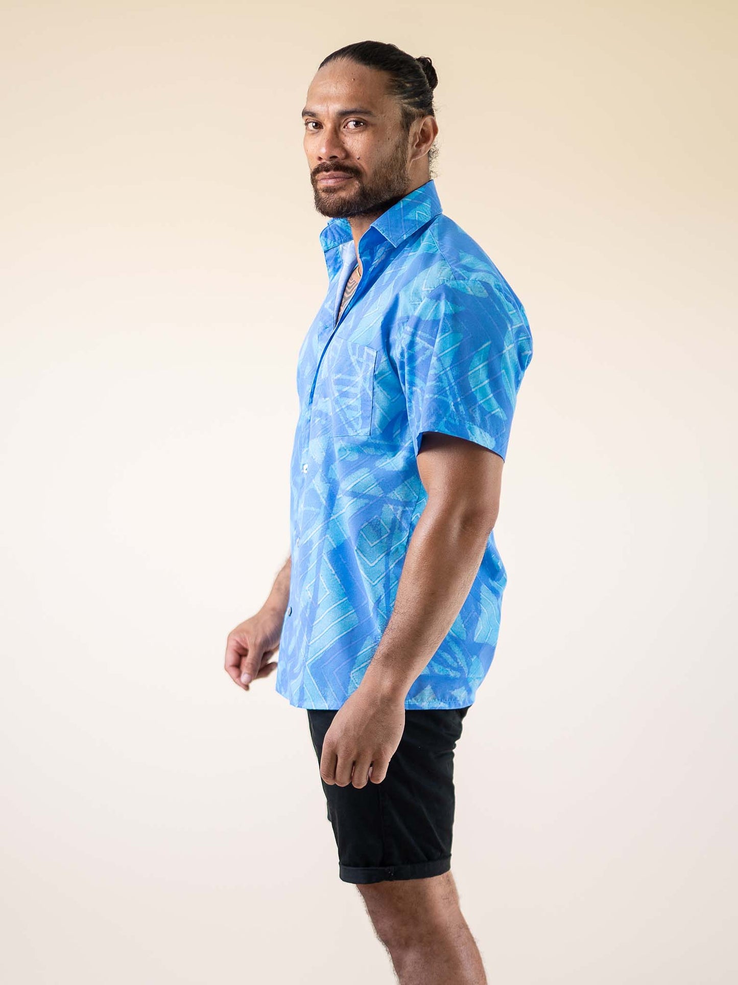 Taputu Shirt - Lagoon