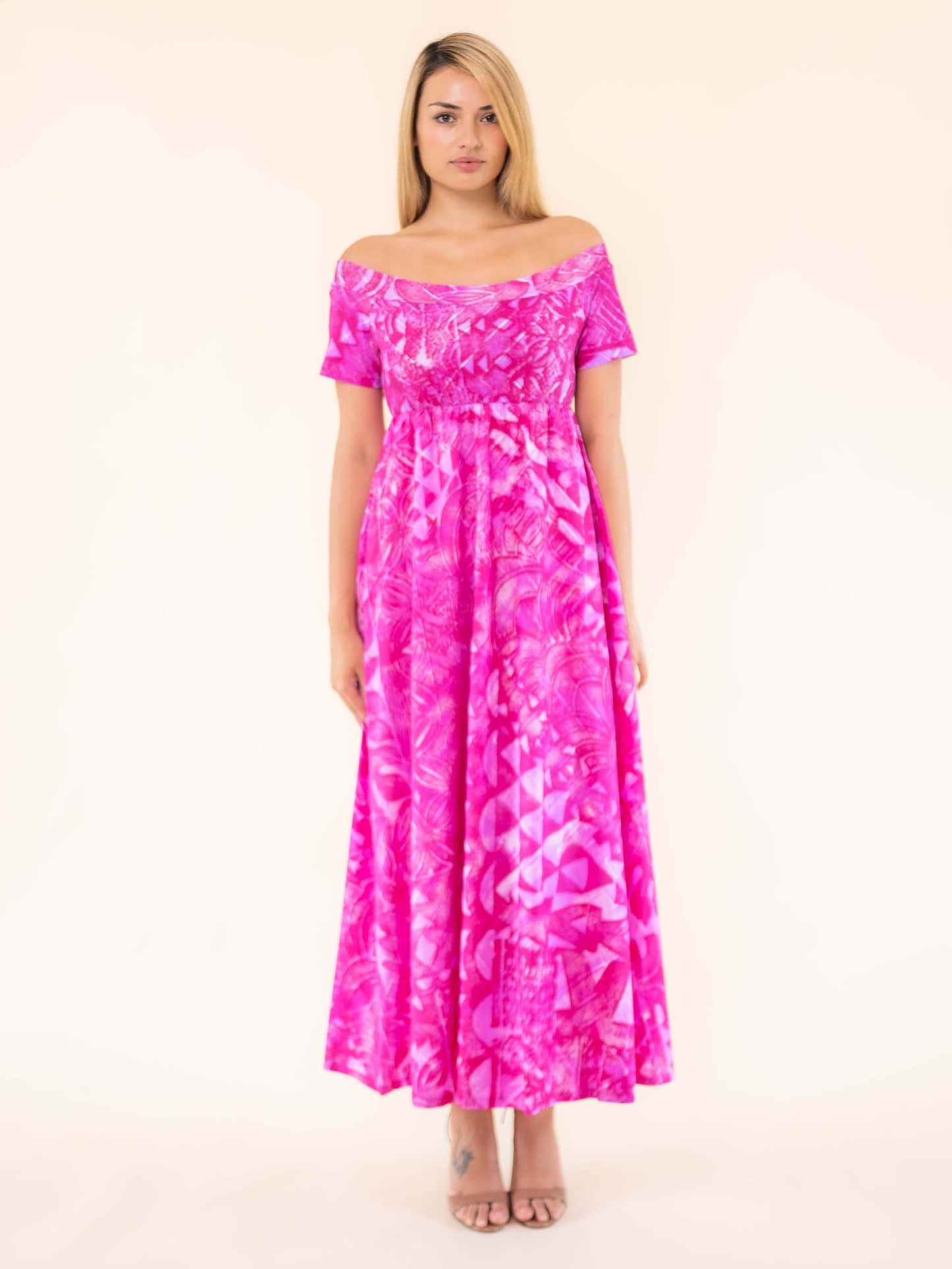 Tarani Dress Long - Plum