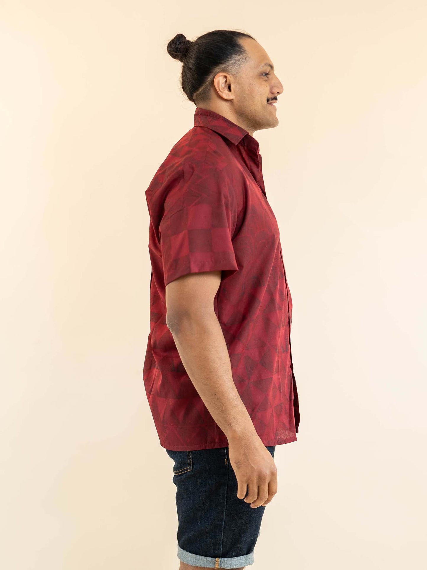 Taputu Shirt - Merlot