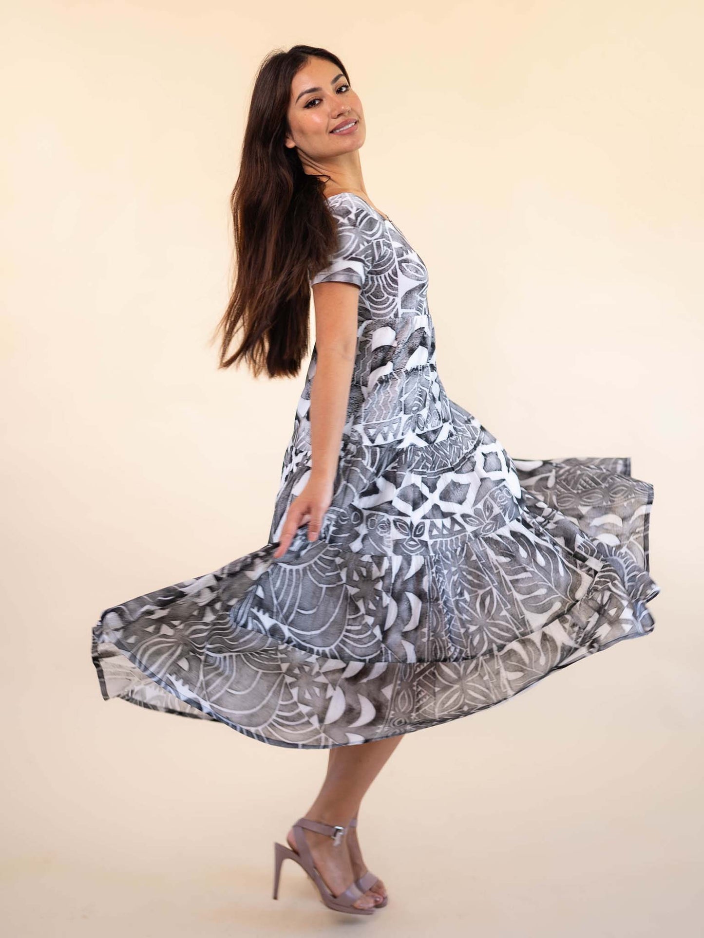 Tiare Dress - Stone
