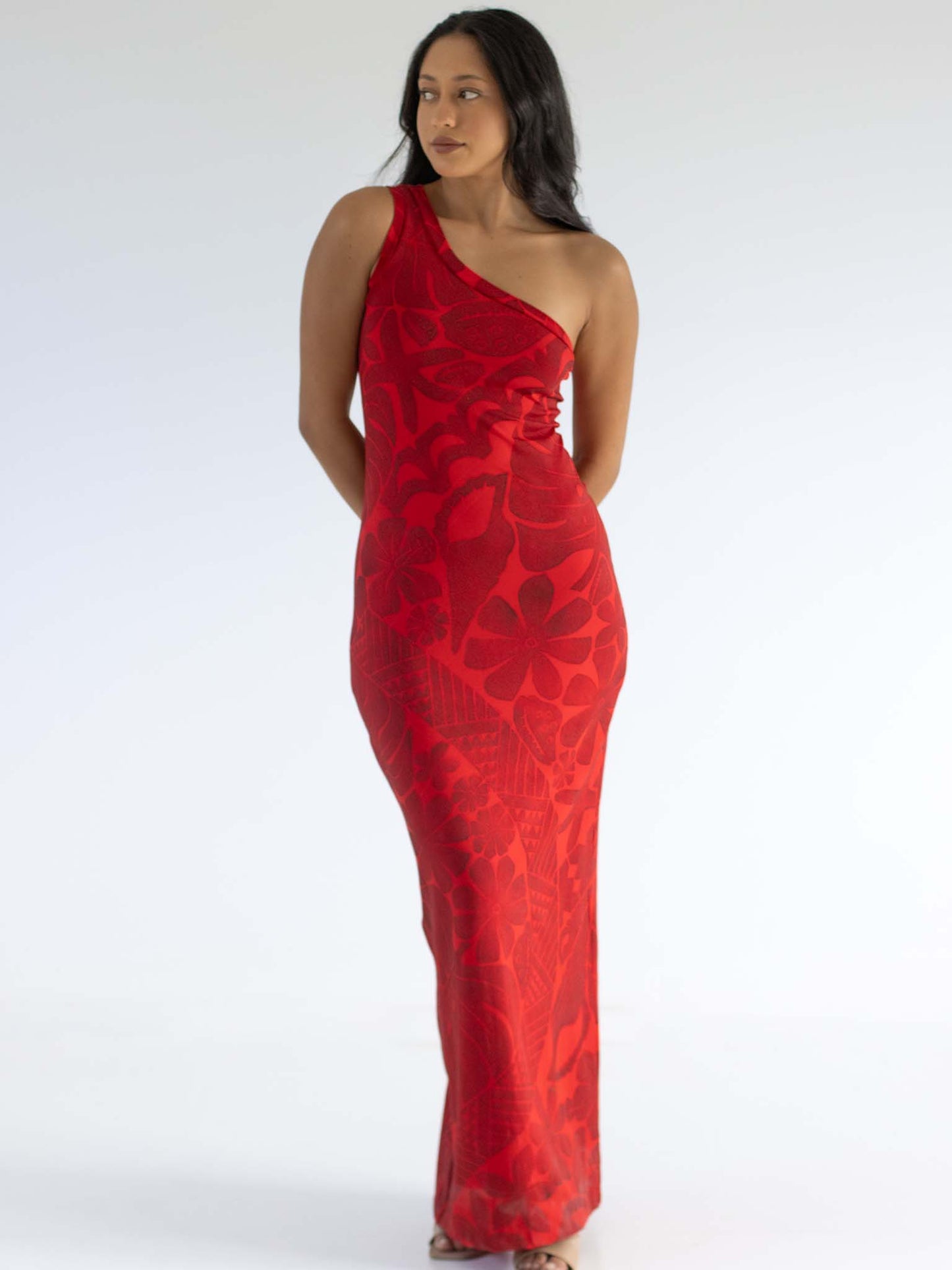 Chrystalla Dress Long - Sienna
