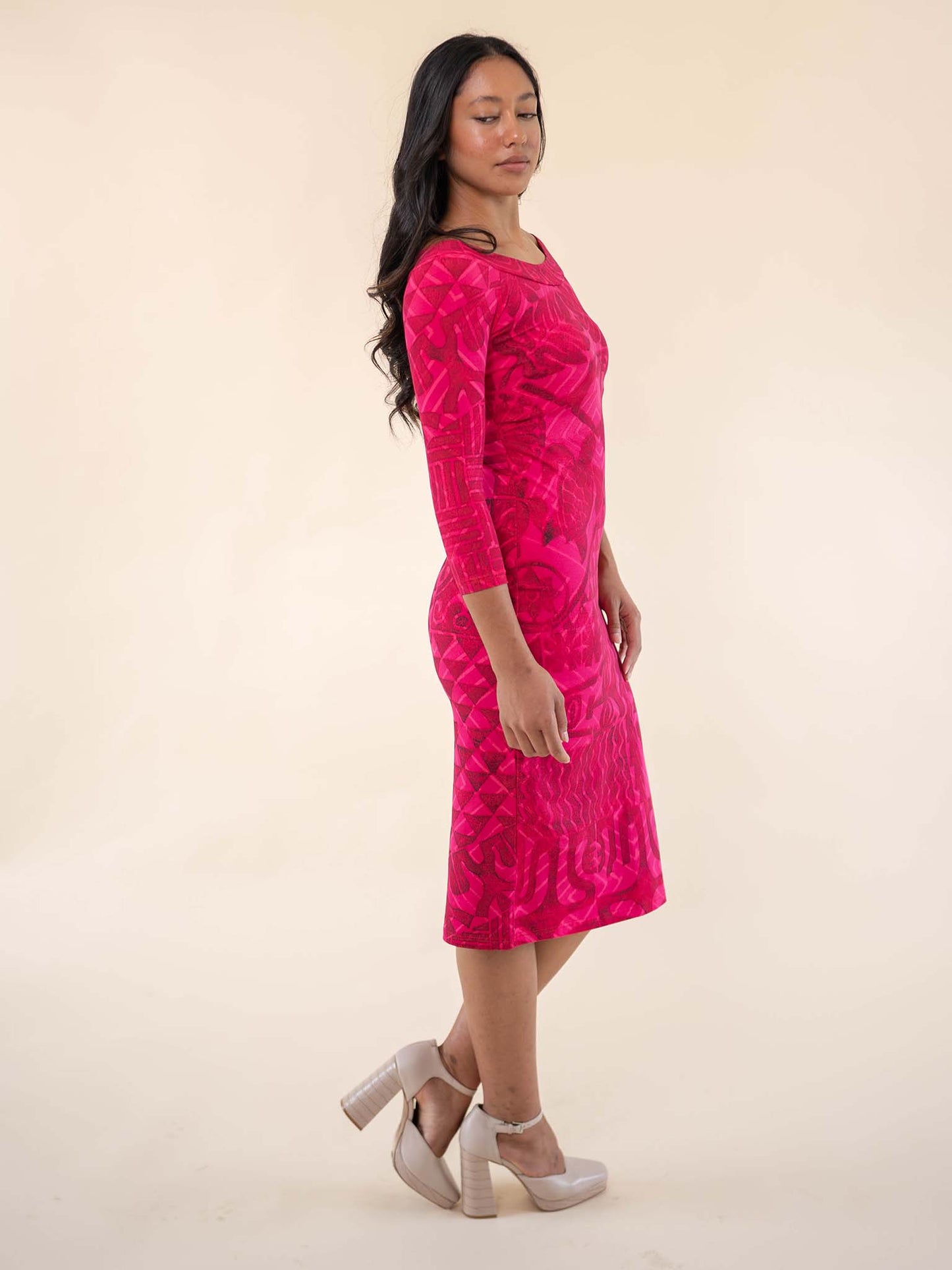 Lydia Dress - Pitaya