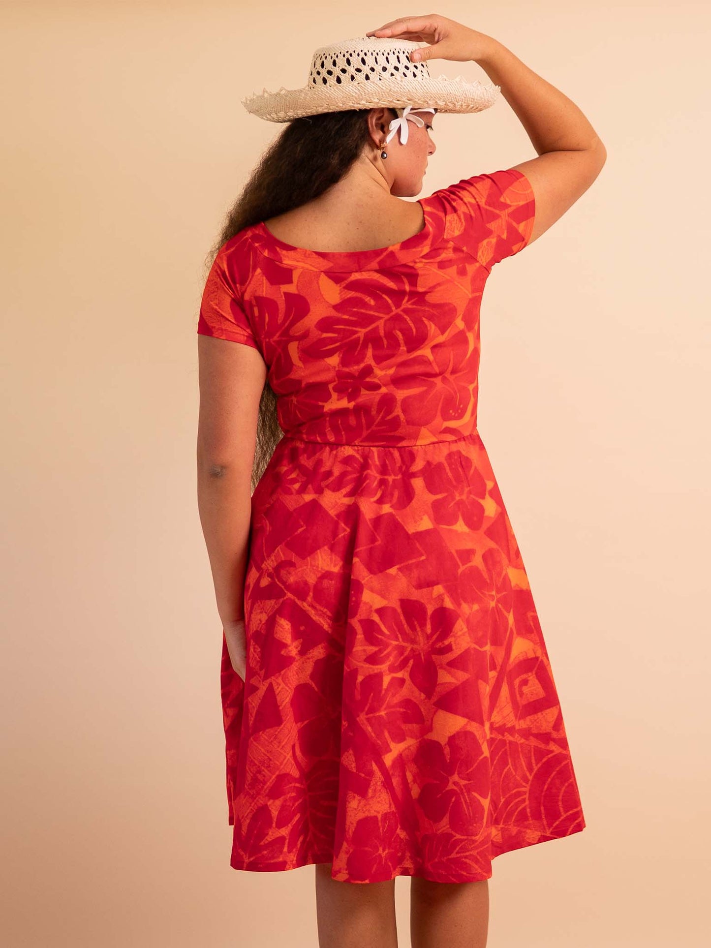 Felicia Dress - Scarlet