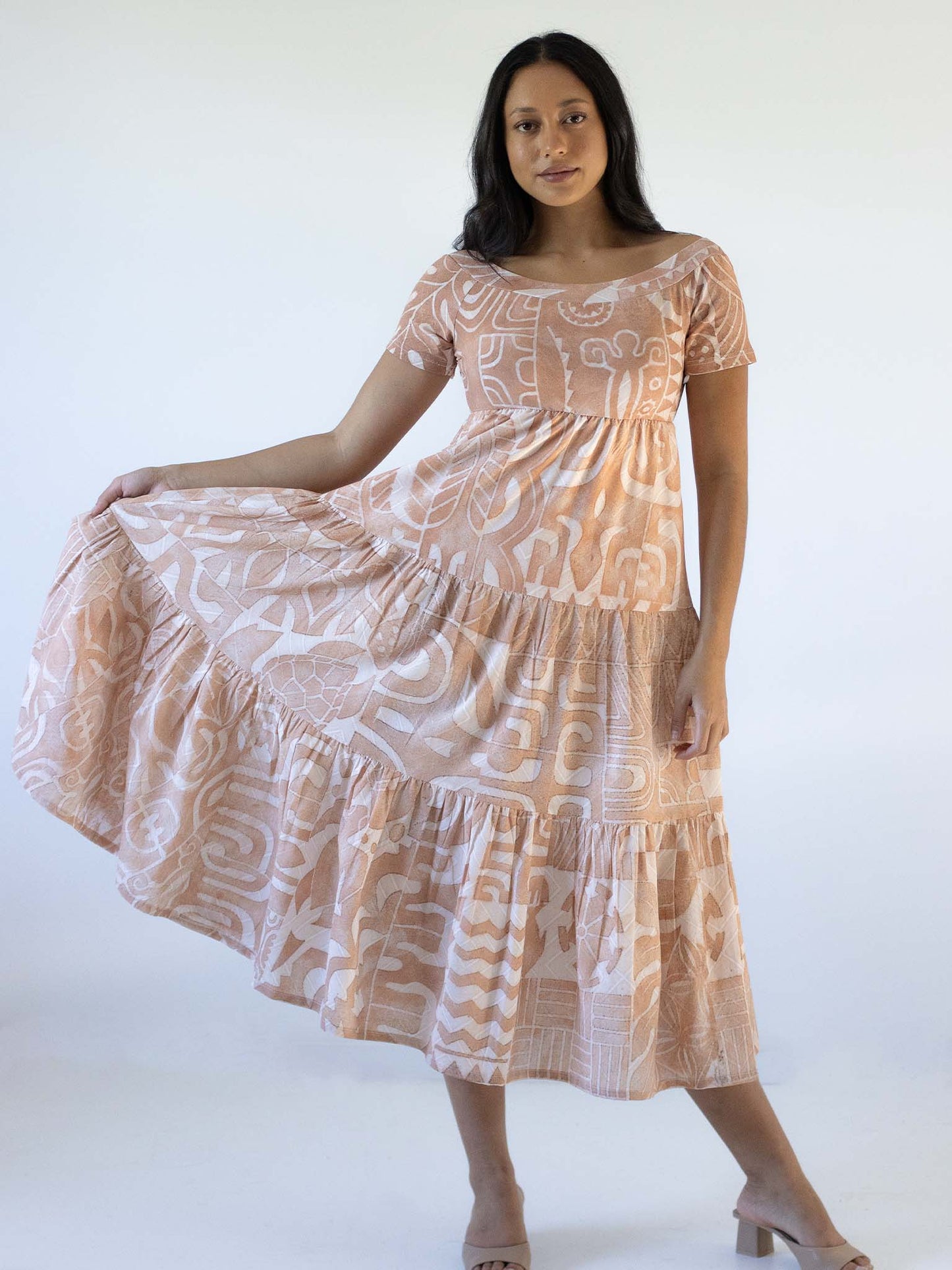 Tiare Dress - Sandstone