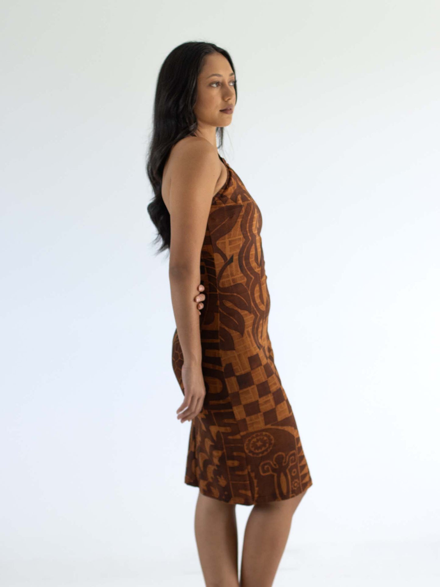 Terii Dress Midi - Bark