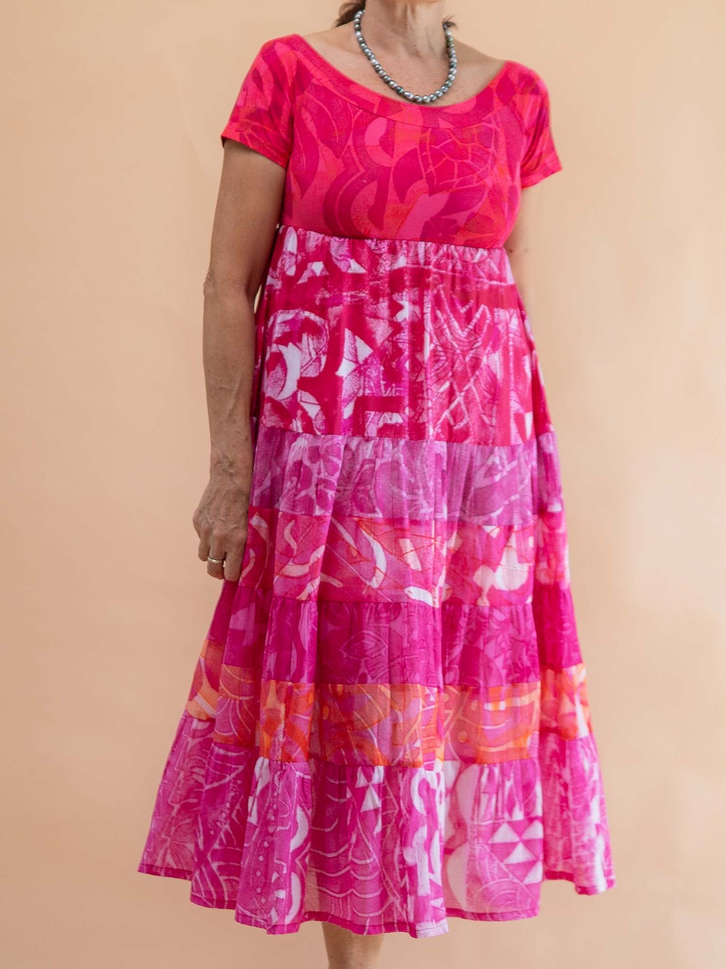 Tiare Dress - Dark Cerise
