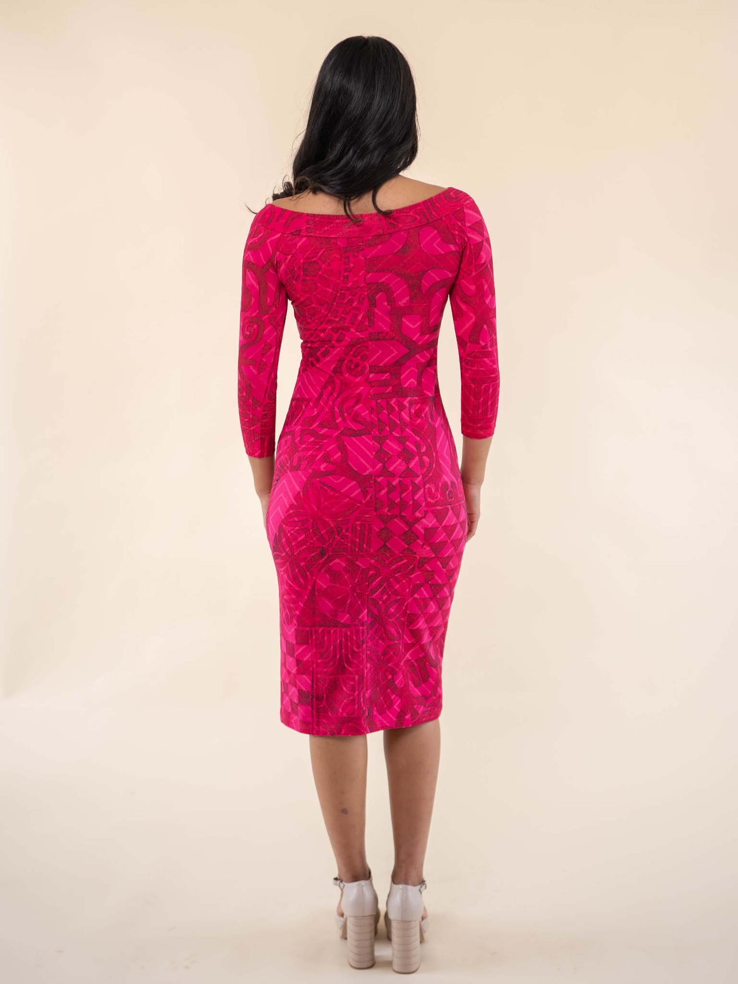 Lydia Dress - Pitaya