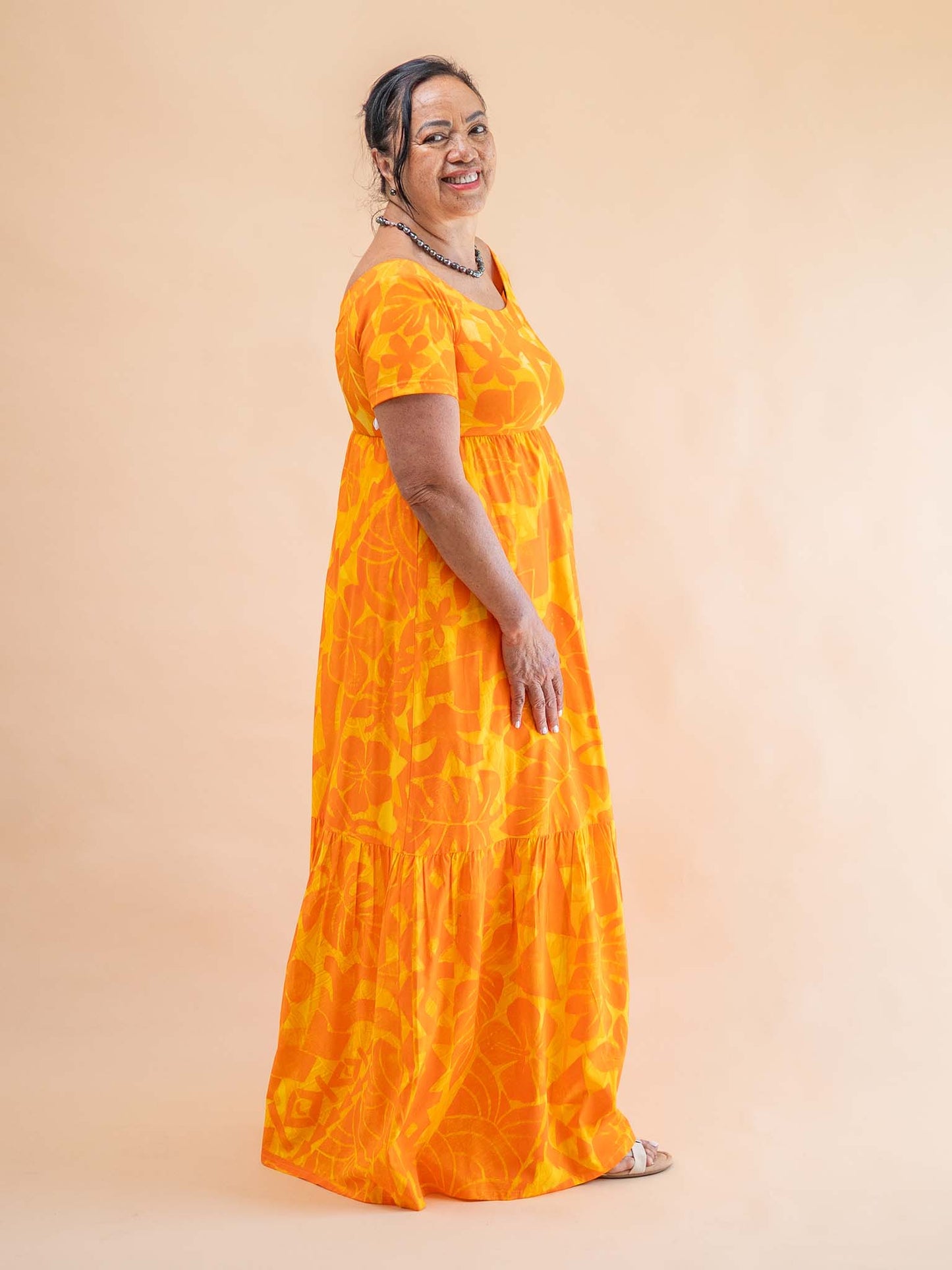 Vaine Dress - Saffron